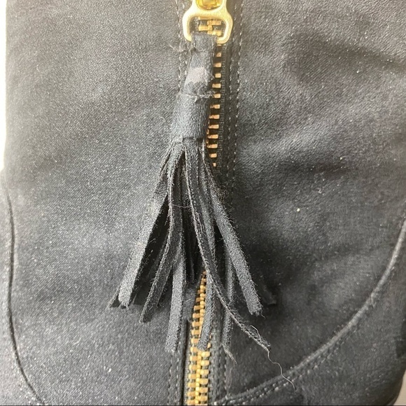 DIBA Side Zipper Tassel Black Bootie Boot - Picture 6 of 12